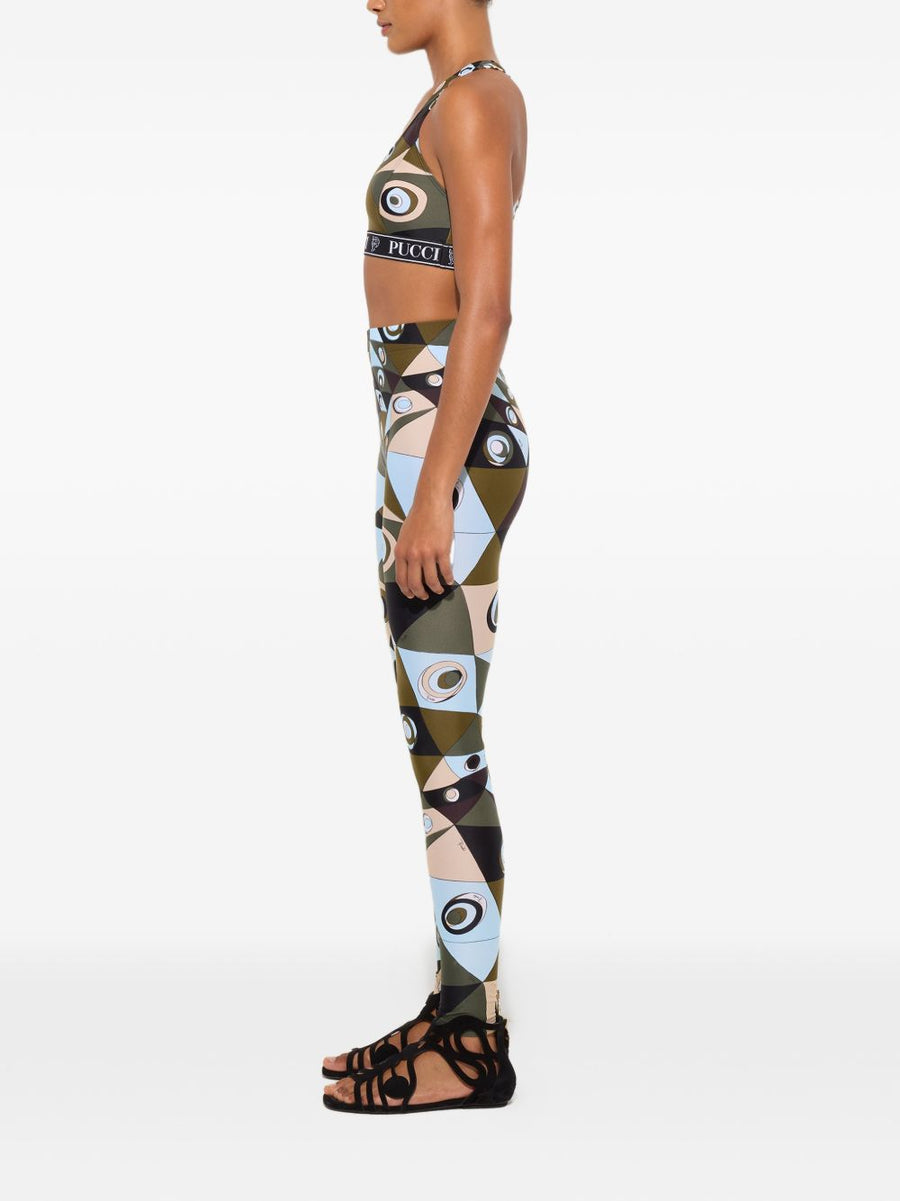 Pucci Printed Bralette For Active Women With Supportive Fit And Bold Allover Print
