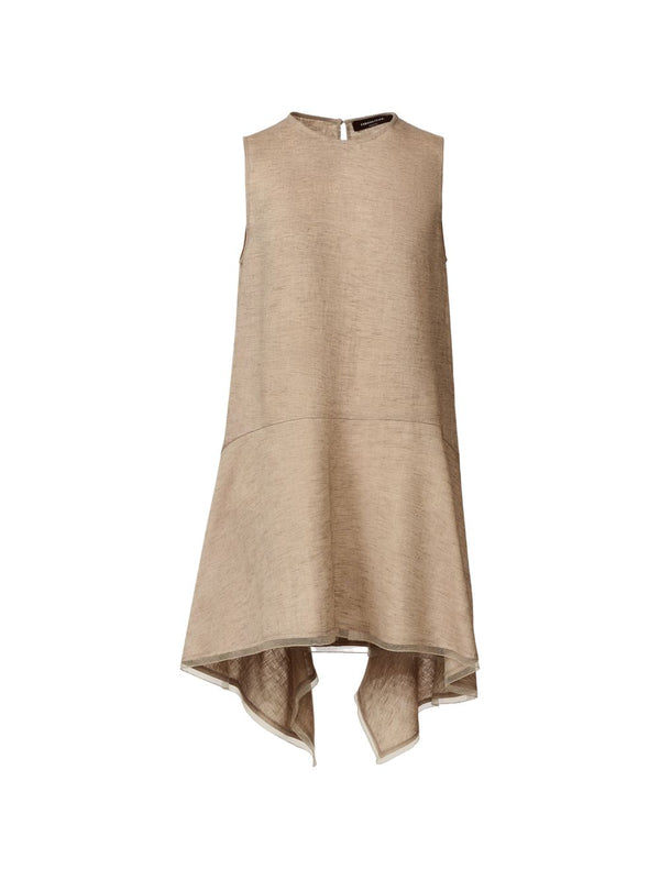 Fabiana Filippi Asymmetric Top For Women With Panel Detailing And Back Keyhole For Modern Office Wear