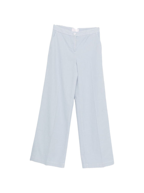 Via Masini 80 Cotton wide-leg trousers