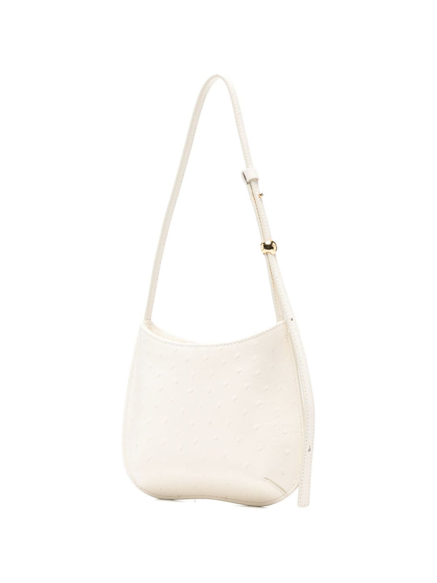 Jacquemus Le Petit Bisou Ivory Calf Leather Shoulder Bag For Women Compact Everyday Luxury
