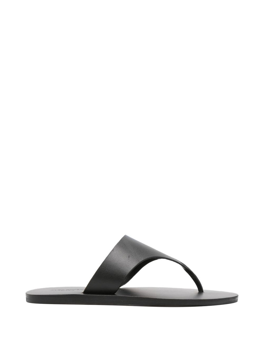 Manebí Leahter Leather Thong Sandals For Women SlipOn Minimalist Luxury Calf Leather