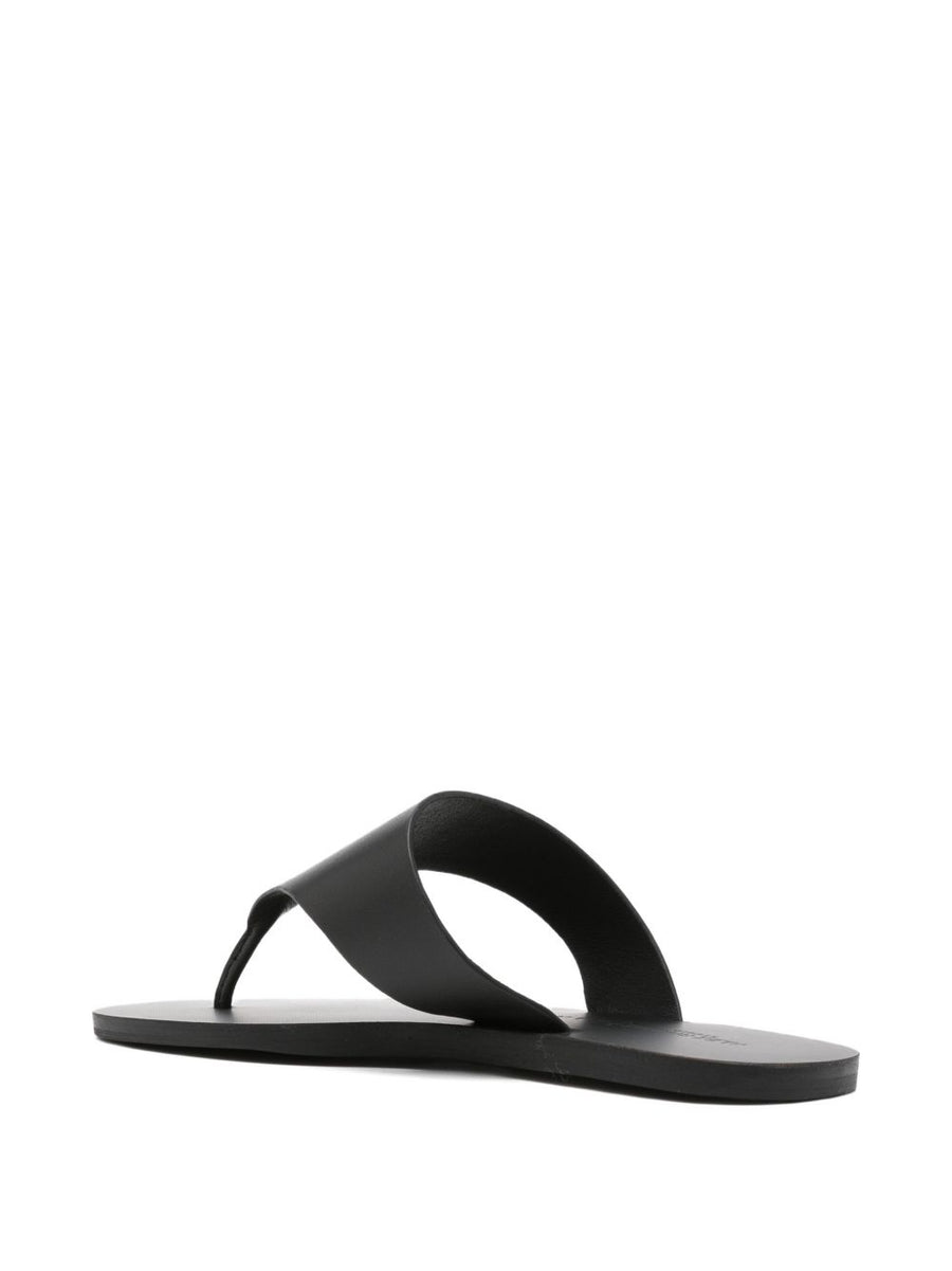 Manebí Leahter Leather Thong Sandals For Women SlipOn Minimalist Luxury Calf Leather