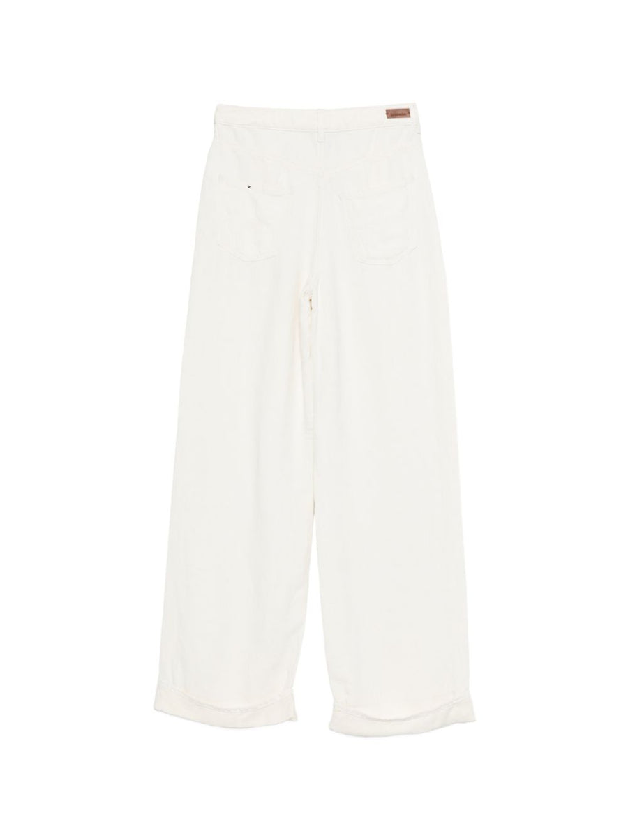 Emporio Armani Linen Blend Trousers For Women Breathable Luxury Drape Comfort Everyday Wear