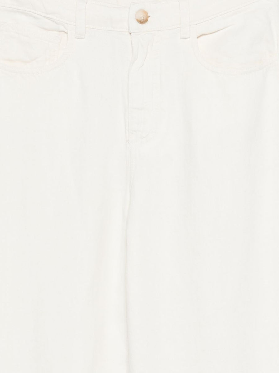 Emporio Armani Linen Blend Trousers For Women Breathable Luxury Drape Comfort Everyday Wear