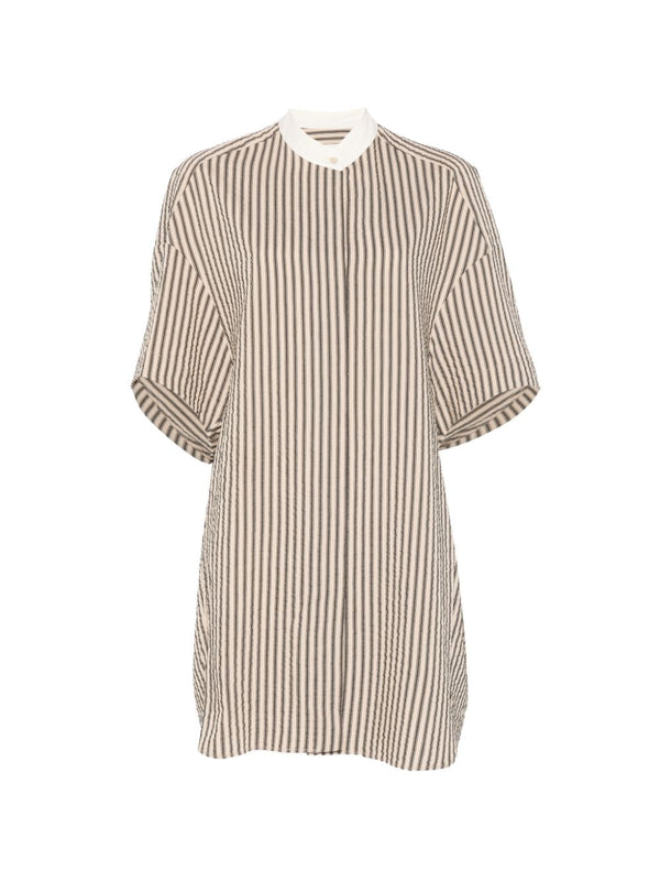 Alysi Cotton blend striped dress