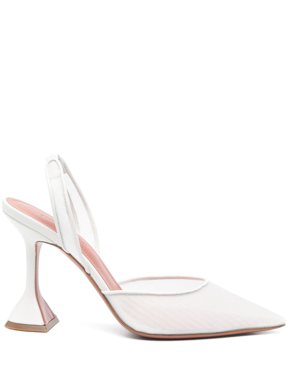 Amina Muaddi Holli slingback pumps