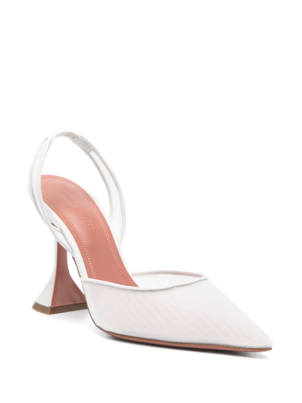 Amina Muaddi Holli slingback pumps