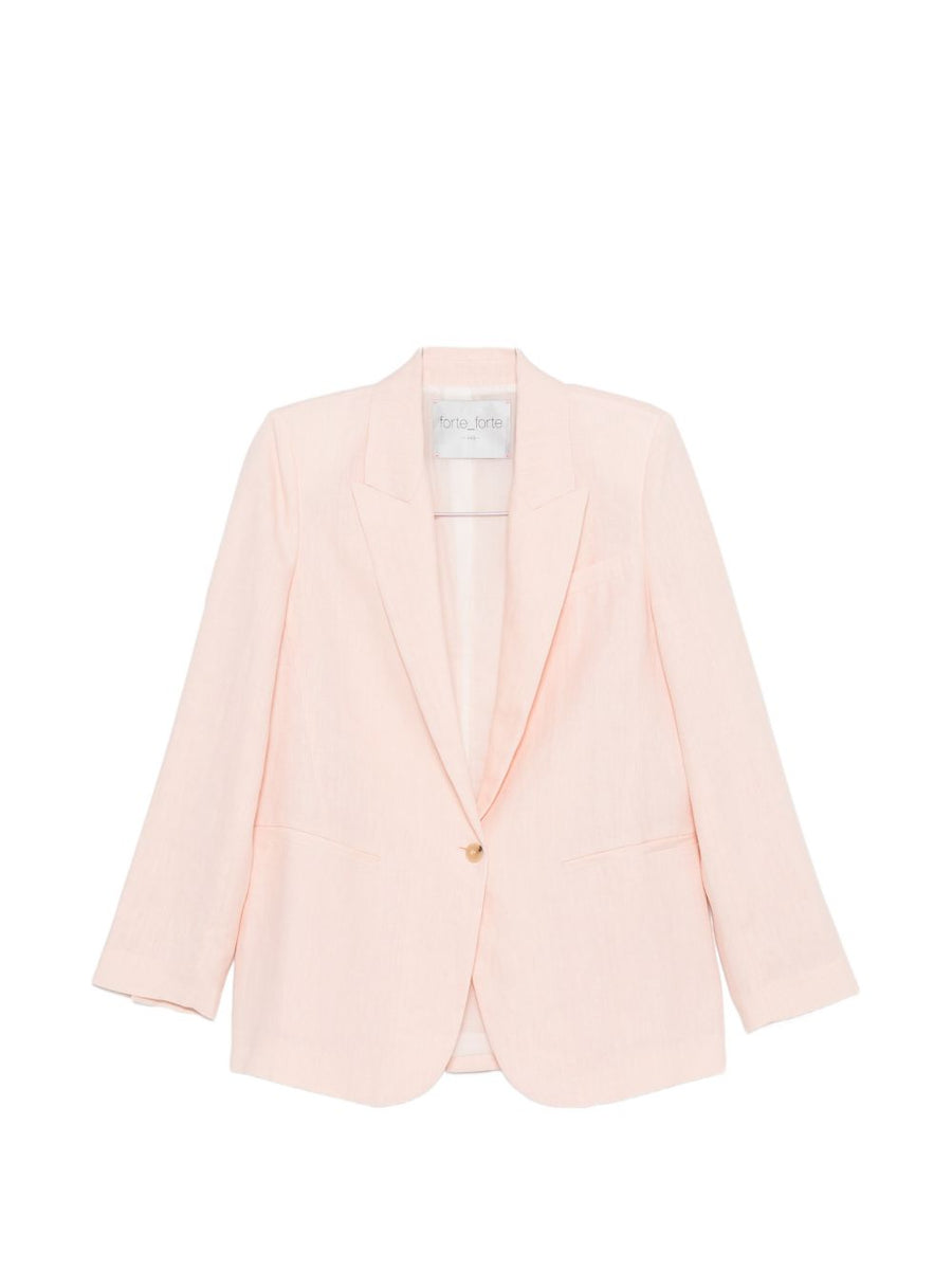 Forte Forte Linen single-breasted jacket