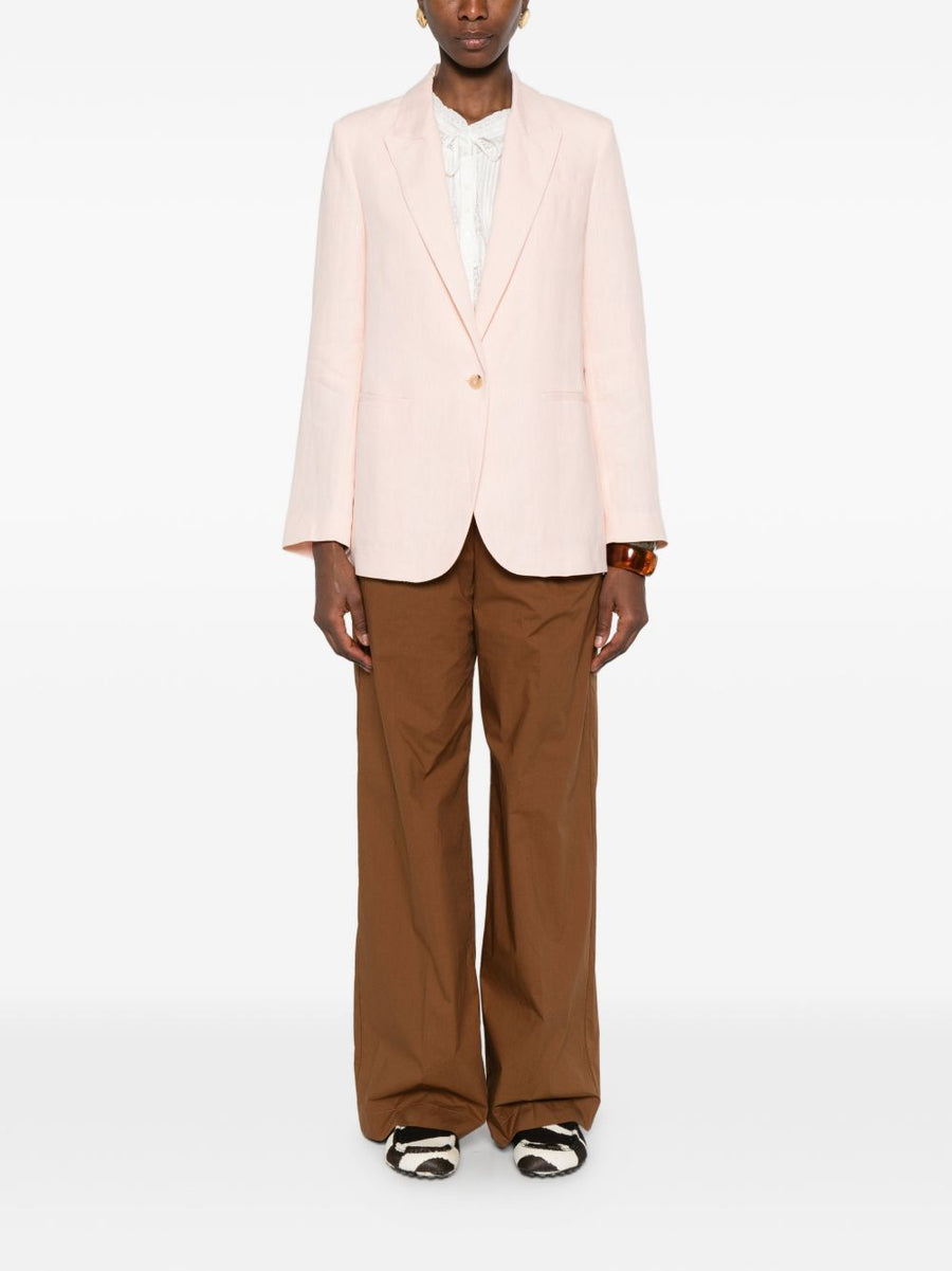 Forte Forte Linen single-breasted jacket