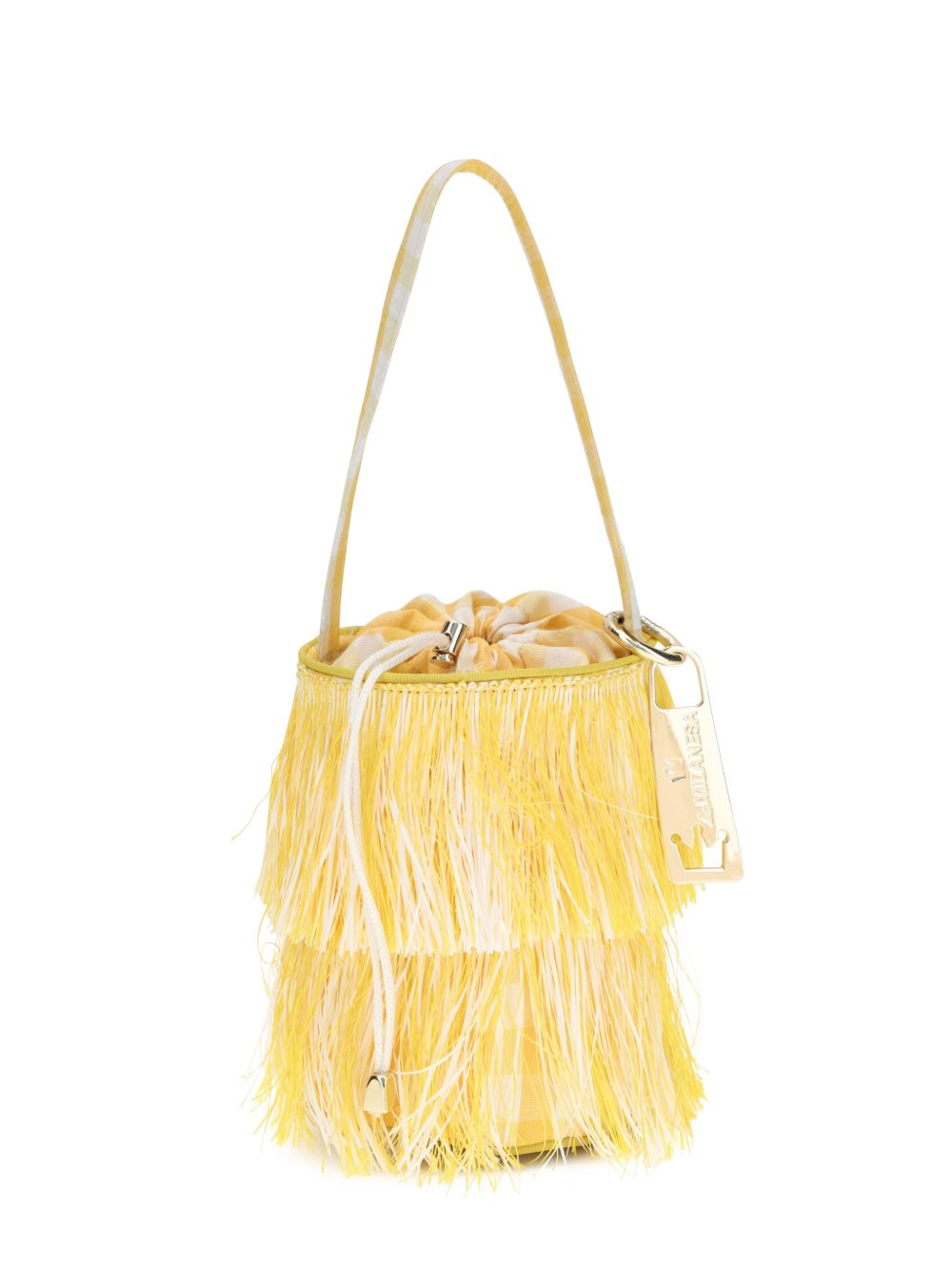 La Milanesa Anemone bucket bag