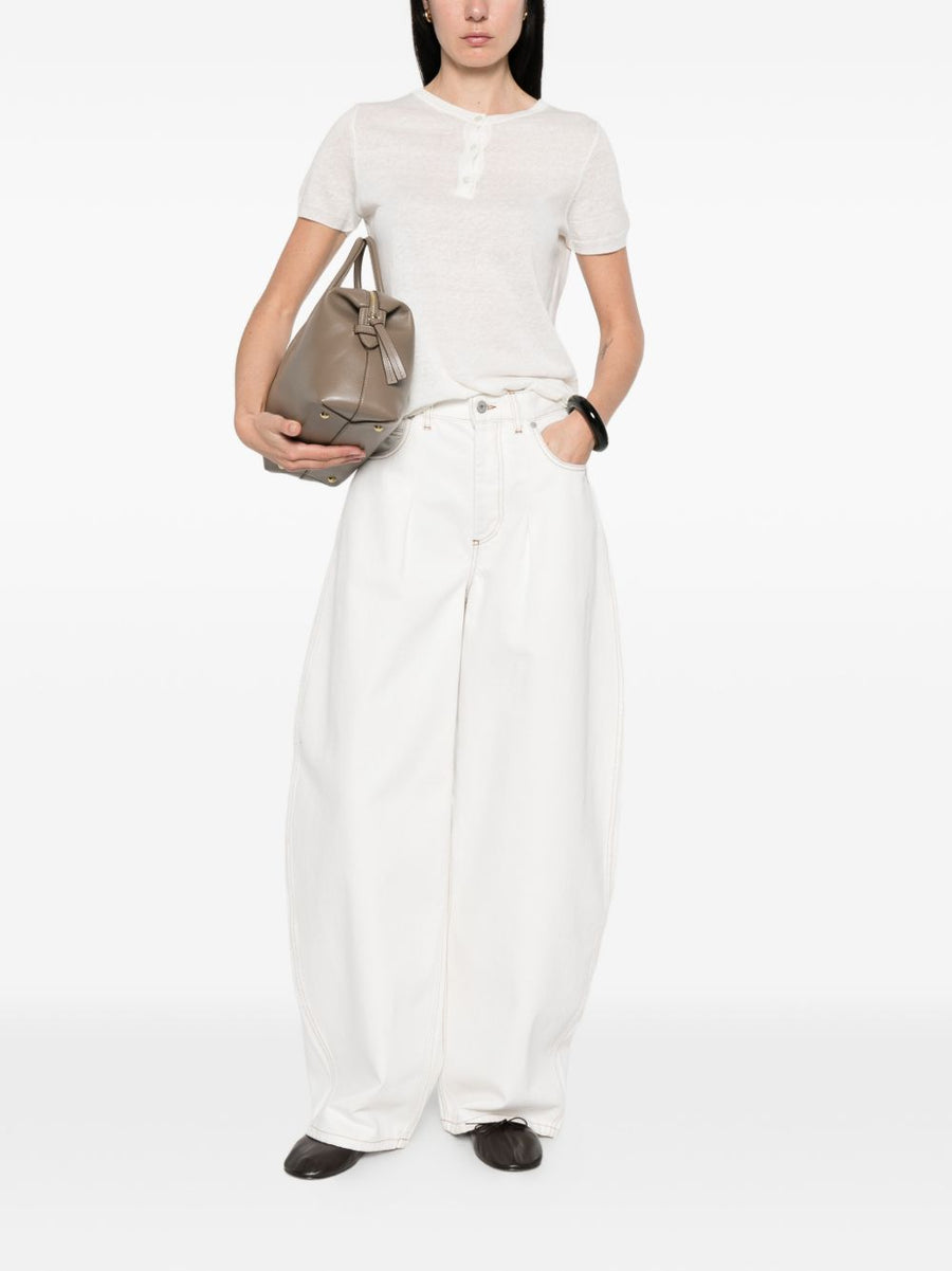 Base Linen Cotton Blend T Shirt For Women Breathable Everyday Luxury And Refined Style