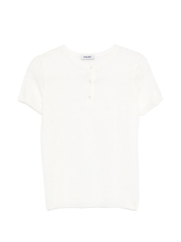Base Linen Cotton Blend T Shirt For Women Breathable Everyday Luxury And Refined Style