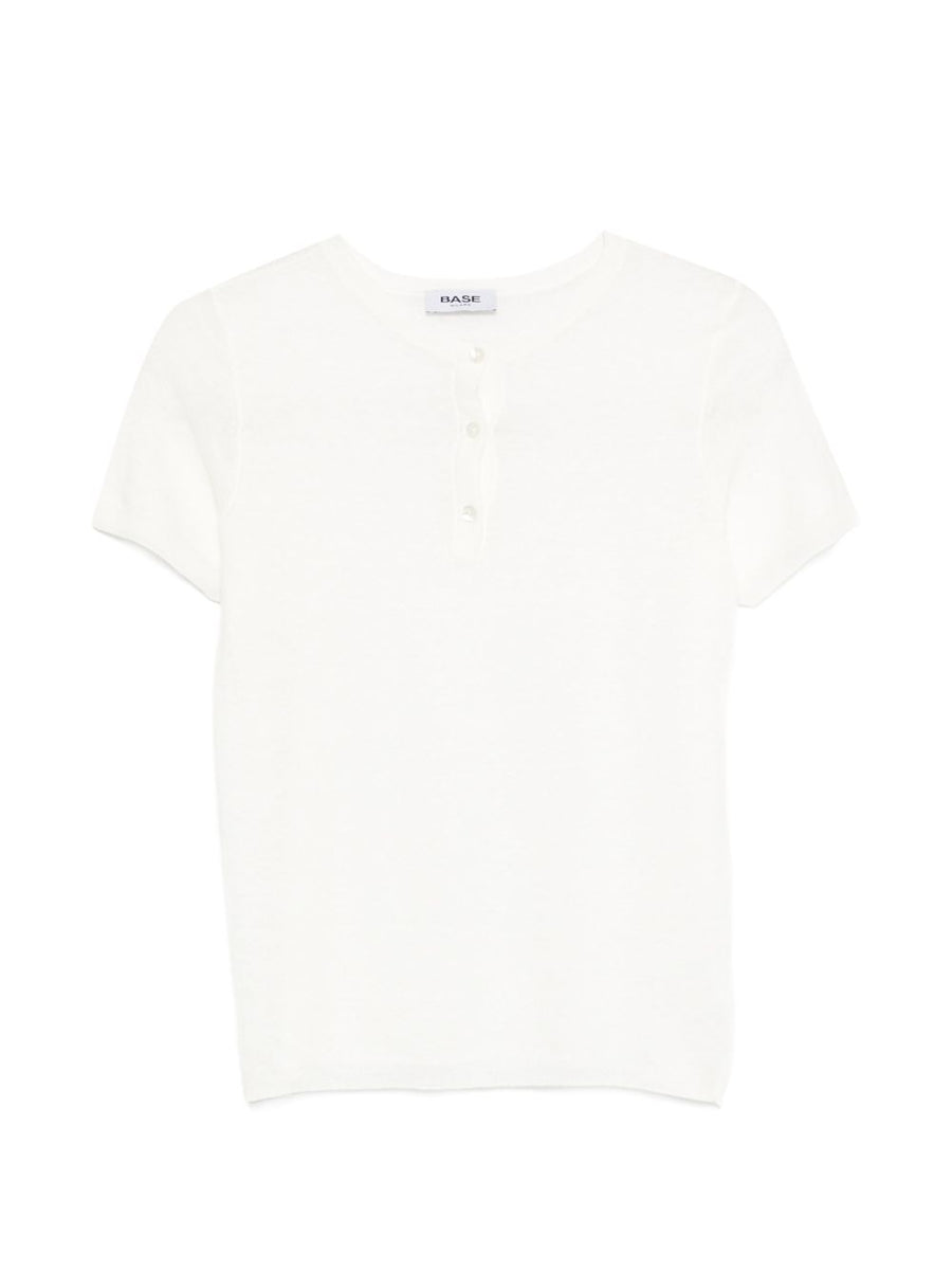 Base Linen Cotton Blend T Shirt For Women Breathable Everyday Luxury And Refined Style