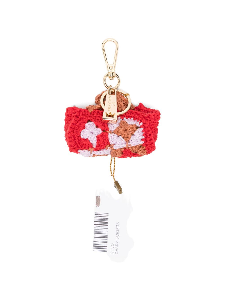 La Milanesa Amigurumi Bag Charm Handmade Mini Clutch For Women Artisanal Accessory