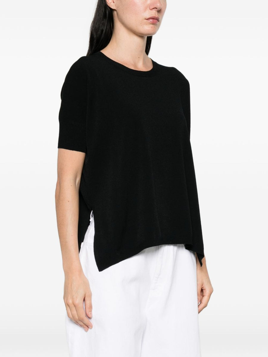 Base Women Crewneck Sweater Soft Viscose Elastane Blend For Effortless Everyday Versatility