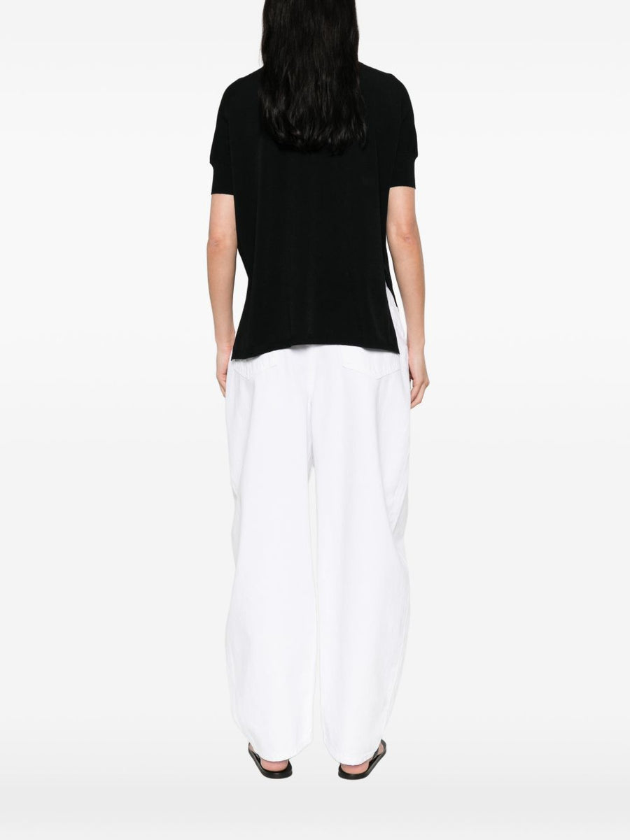 Base Women Crewneck Sweater Soft Viscose Elastane Blend For Effortless Everyday Versatility