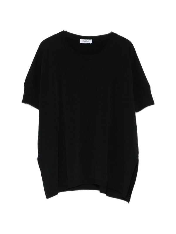 Base Women Crewneck Sweater Soft Viscose Elastane Blend For Effortless Everyday Versatility