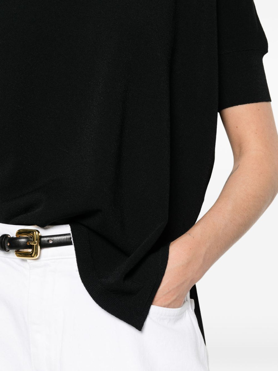 Base Women Crewneck Sweater Soft Viscose Elastane Blend For Effortless Everyday Versatility