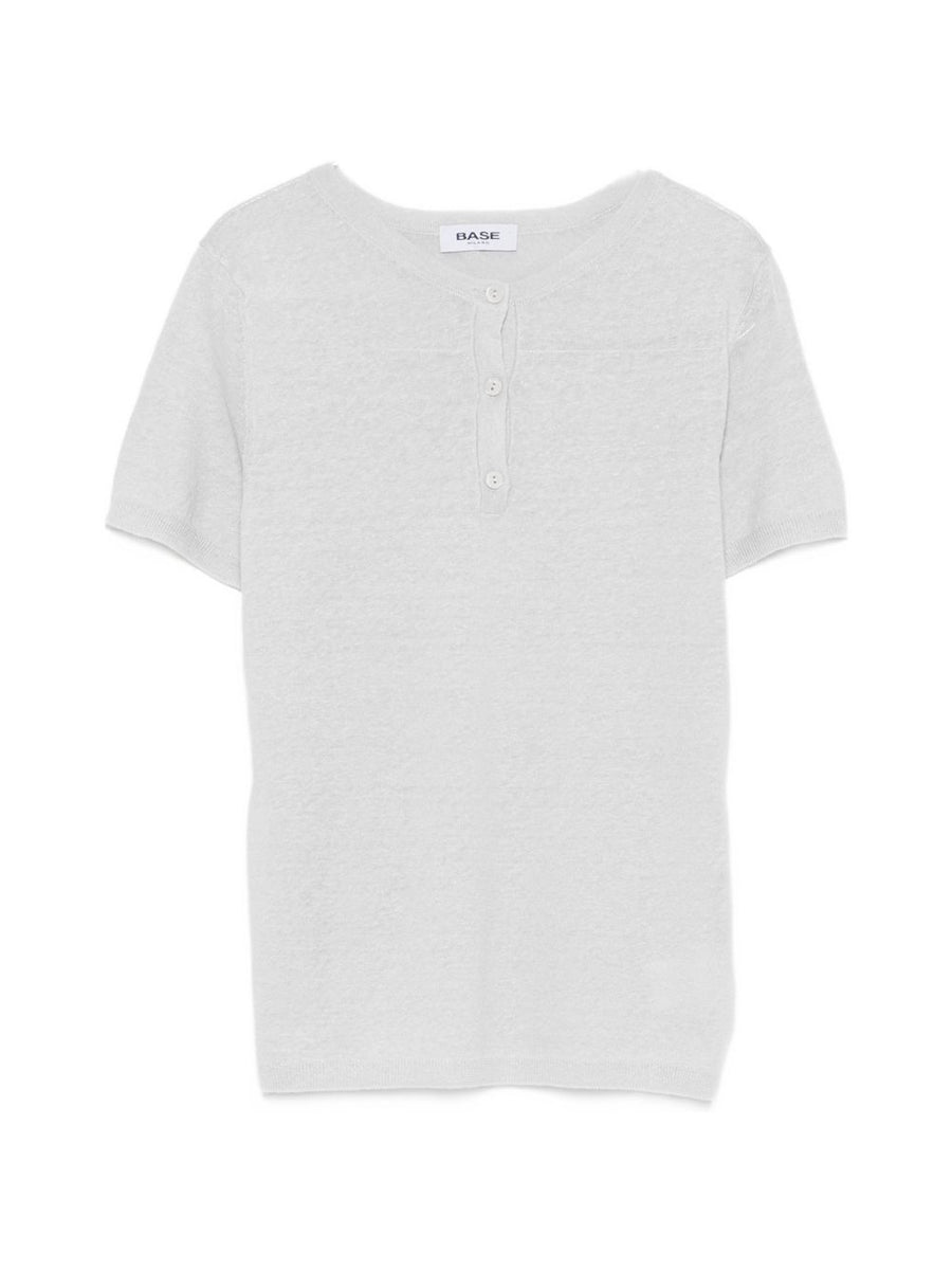 Base Linen Cotton Blend T Shirt for Women Breathable Lightweight Everyday Versatile Grey