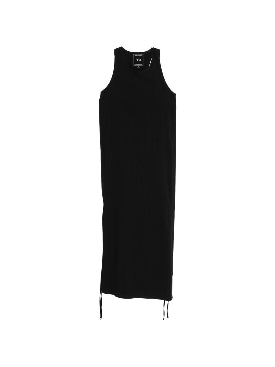 Y3 Racer Dress For Women Sleek Sleeveless Drawstring Detail Recycled Polyester Versatile Everyday Luxury