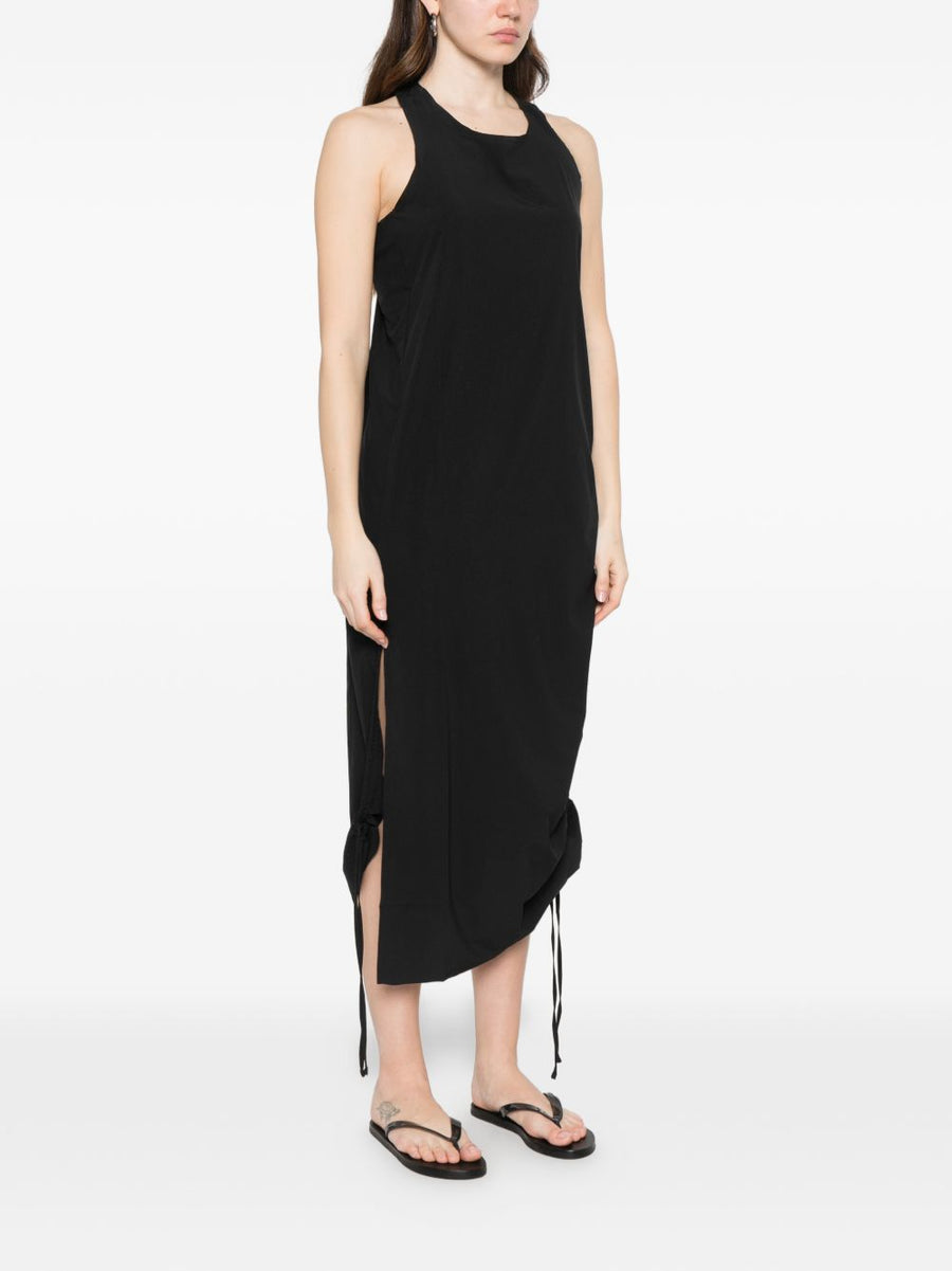 Y3 Racer Dress For Women Sleek Sleeveless Drawstring Detail Recycled Polyester Versatile Everyday Luxury
