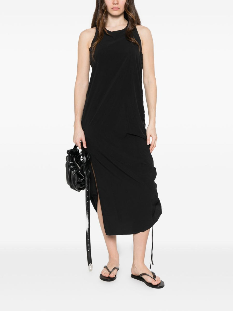 Y3 Racer Dress For Women Sleek Sleeveless Drawstring Detail Recycled Polyester Versatile Everyday Luxury