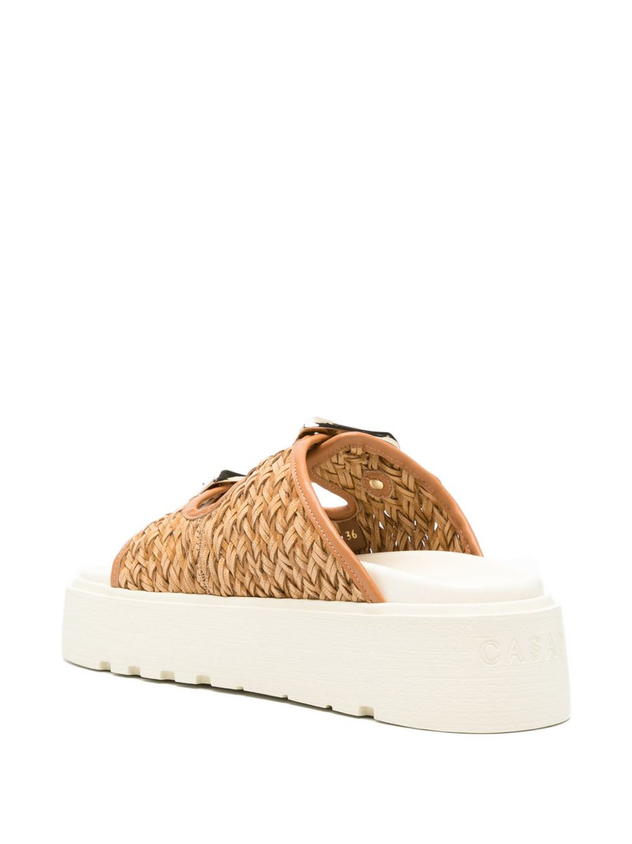 Casadei Birky Suncity Sandals For Women Luxurious Platform Sole With Double Buckle Straps