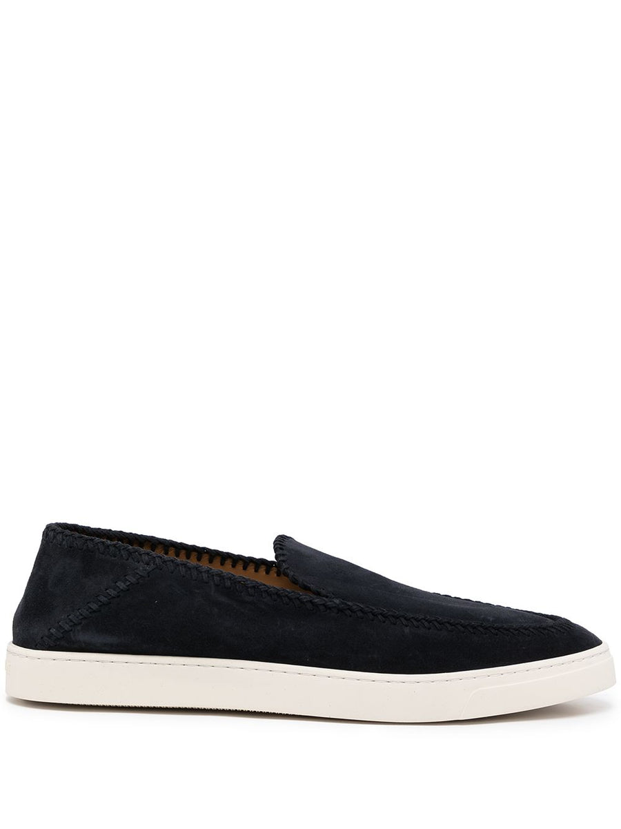 Giorgio Armani Leather slip-on sneakers