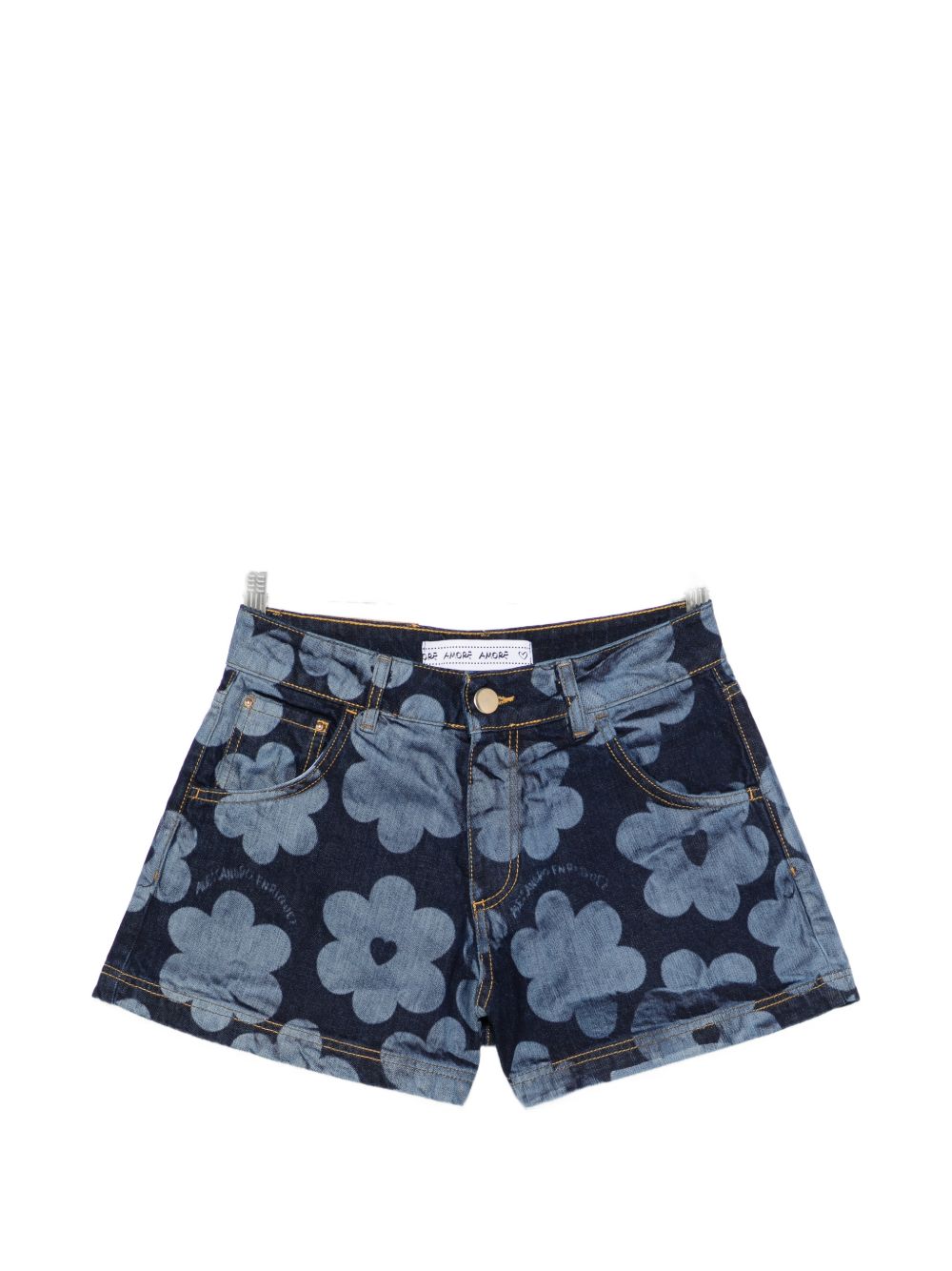 Alessandro Enriquez Denim cotton shorts