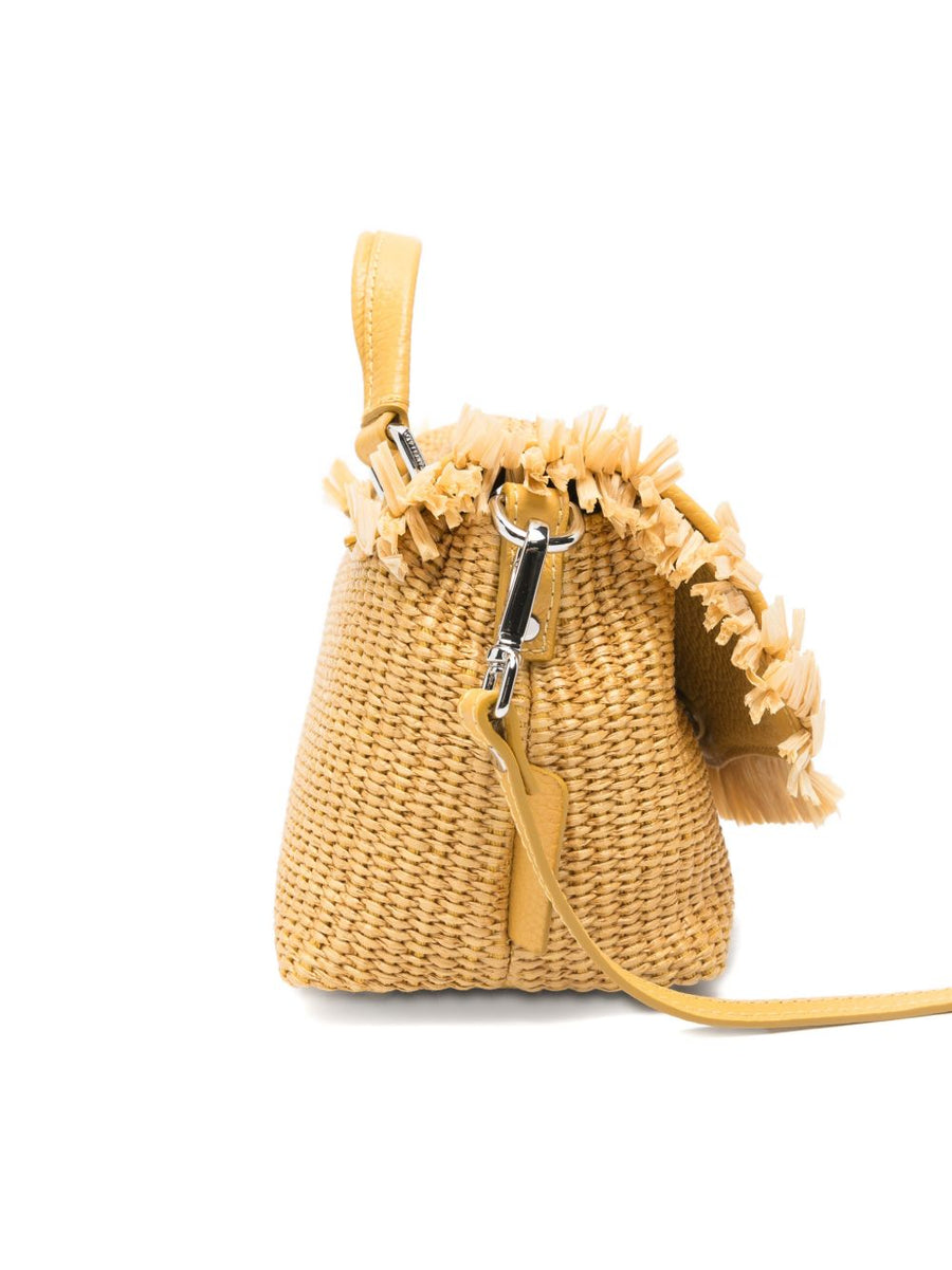 Zanellato Postina Vimini Handbag Iconic For Women Luxury Yellow Calf Leather Three Carrying Options