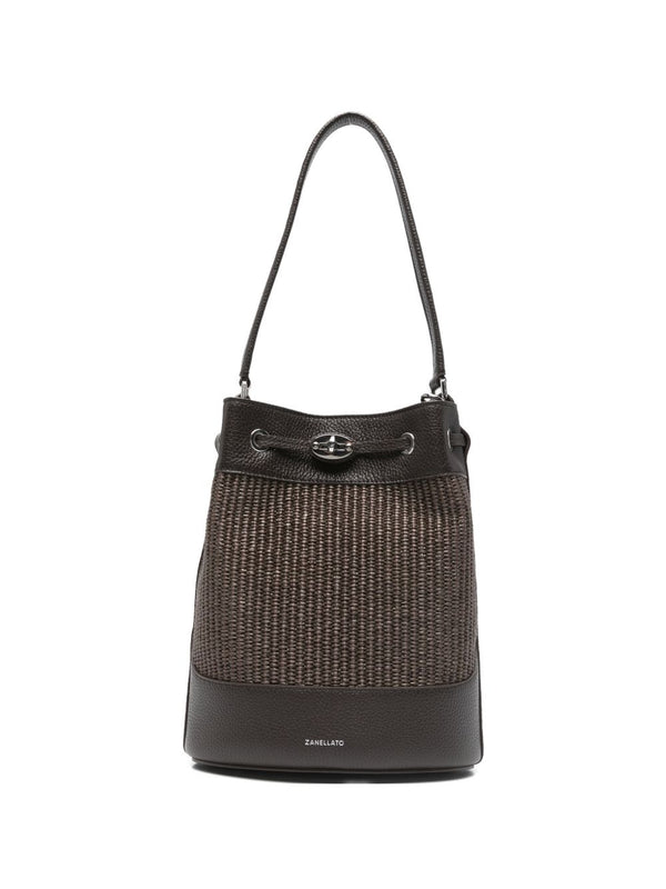 Zanellato MondÃ  Vimini small bucket bag