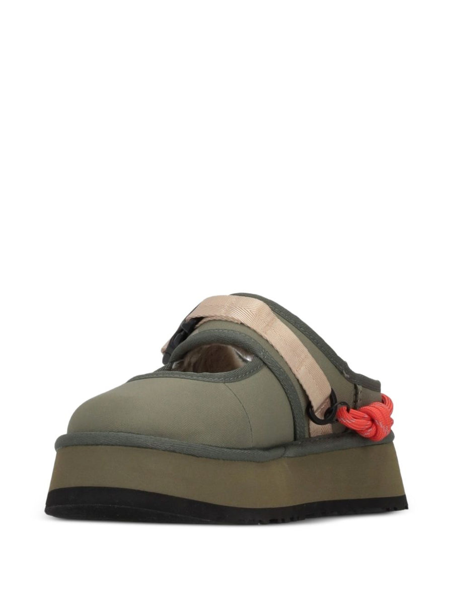UGG Bea Mary Jane Wildwood Platform Ballet Flat for Women Green Recycled Polyester Comfort
