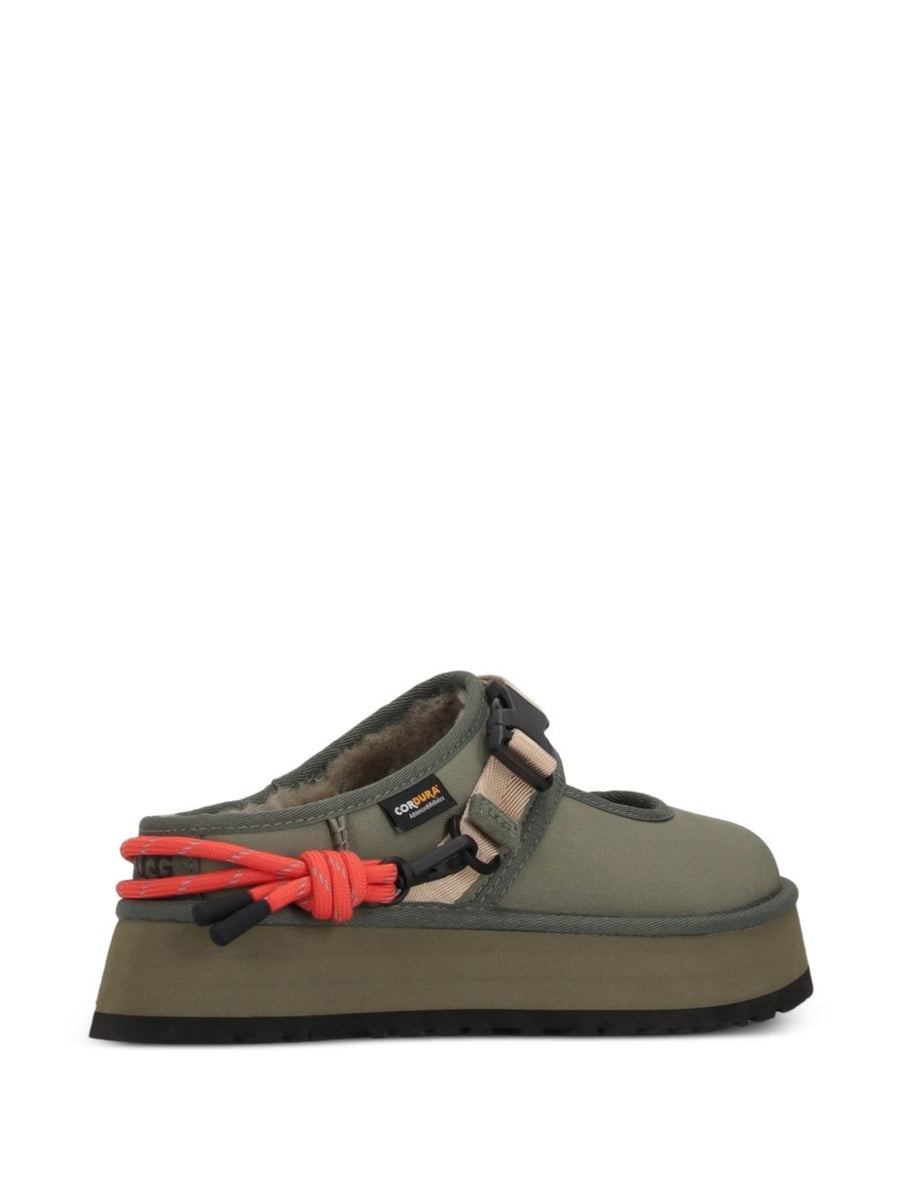 UGG Bea Mary Jane Wildwood Platform Ballet Flat for Women Green Recycled Polyester Comfort
