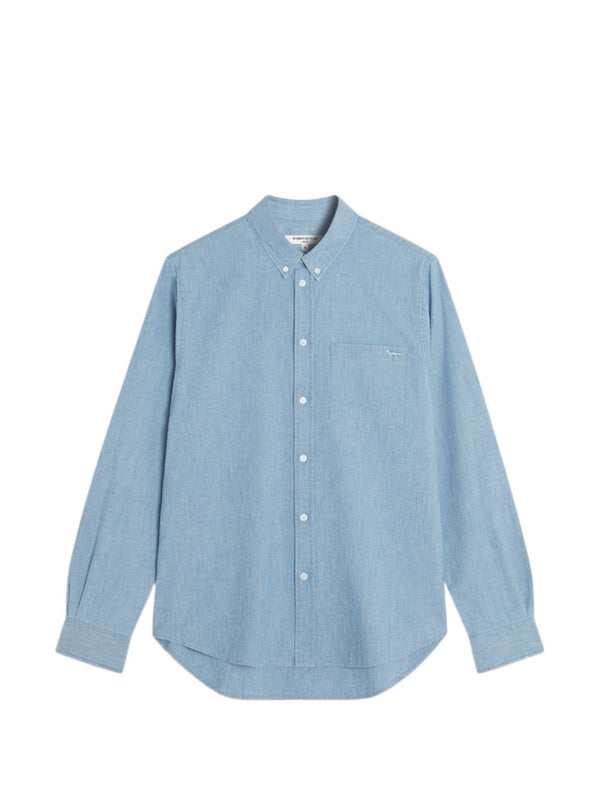 Maison Kitsuné Maison KitsunÃ© Profile Fox cotton shirt