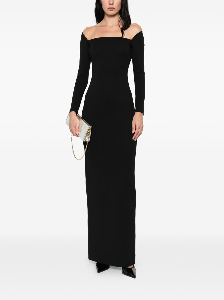 Lolita Maxi Dress Solace London For Women With Square Neckline And Long Sleeves Elegant Event Ready