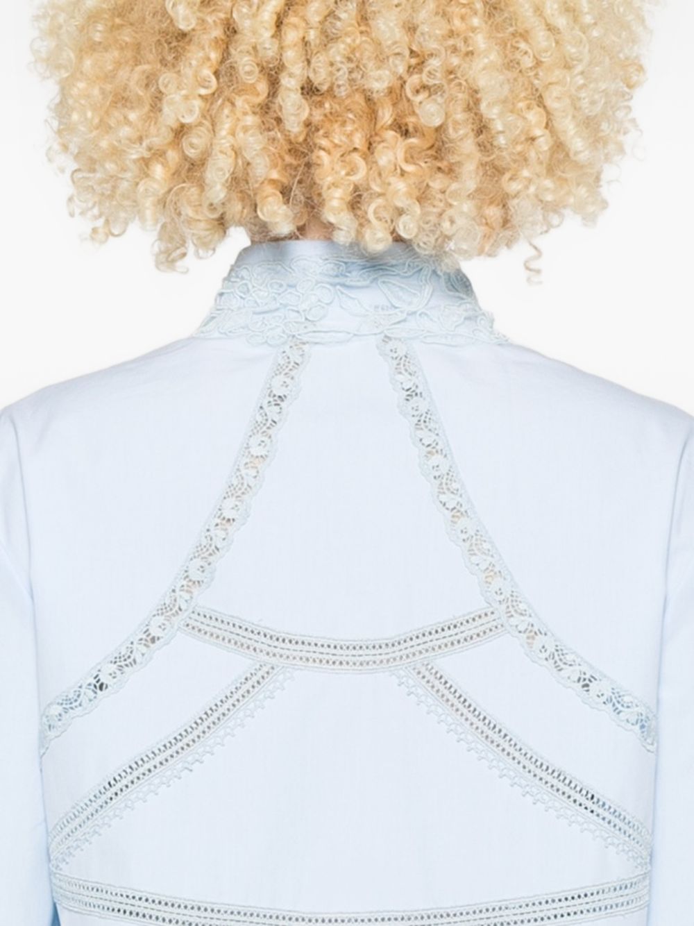 Ermanno Scervino Embroidered cotton shirt