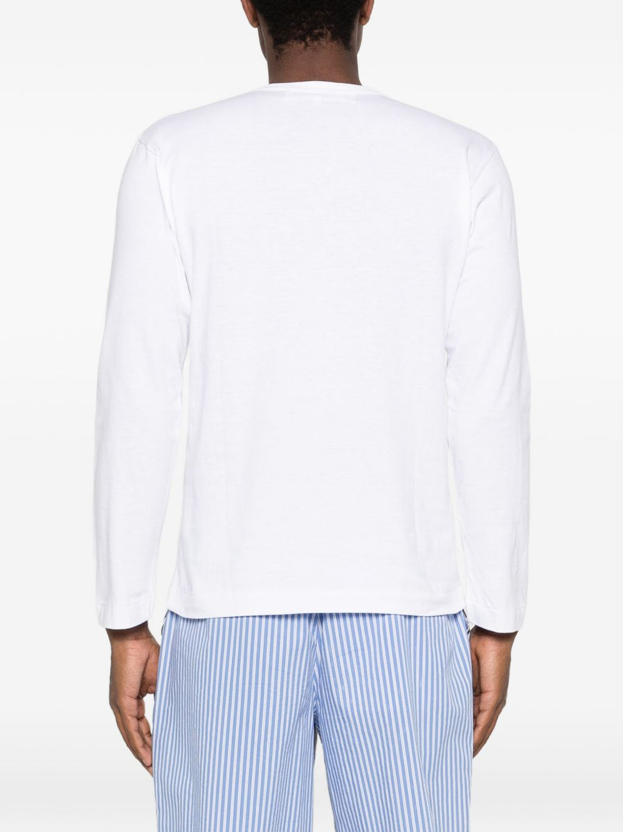 Comme Des Garcons Cotton T Shirt For Men Premium Everyday Essential With White Heart Motif