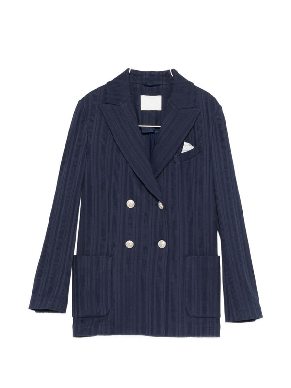 Circolo 1901 Cotton double-breasted jacket