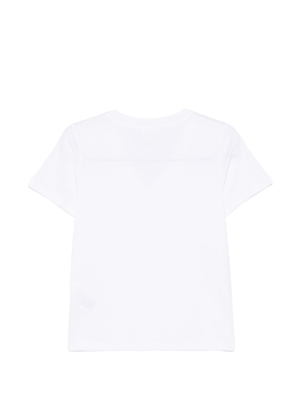 Closed V-neck short sleeves Organic cotton t-shirt