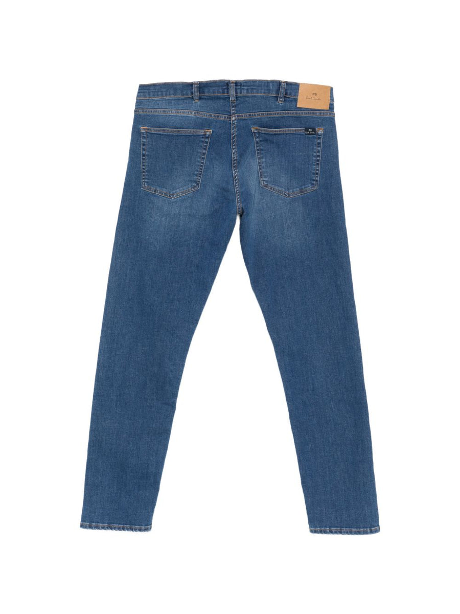 Paul Smith Navy Organic Cotton Denim Jeans For Modern Men Premium Heritage Style Comfort