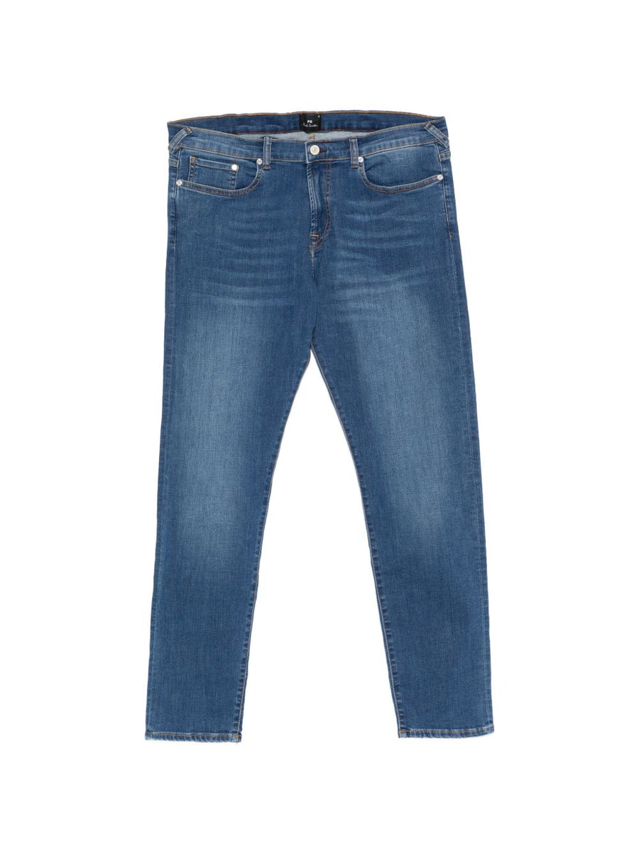 Paul Smith Navy Organic Cotton Denim Jeans For Modern Men Premium Heritage Style Comfort