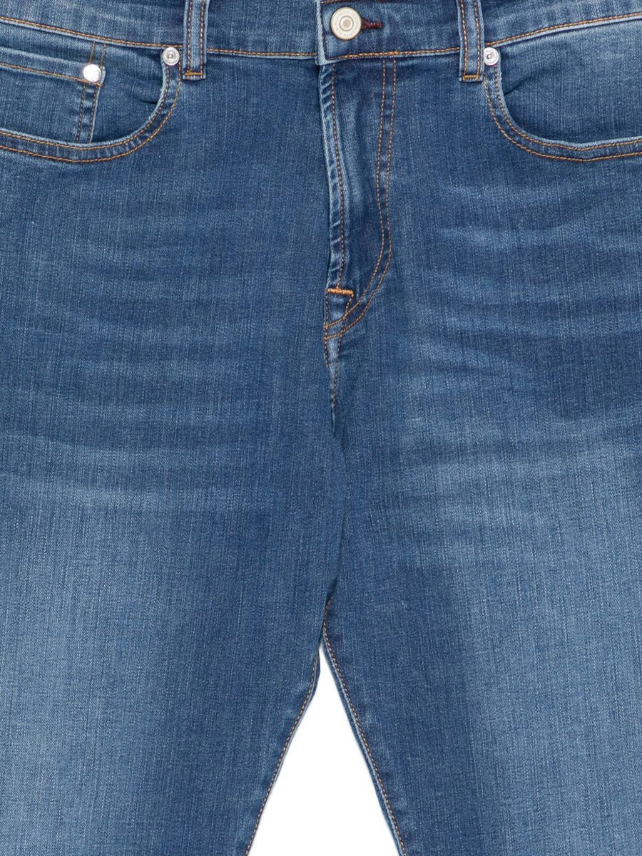 Paul Smith Navy Organic Cotton Denim Jeans For Modern Men Premium Heritage Style Comfort