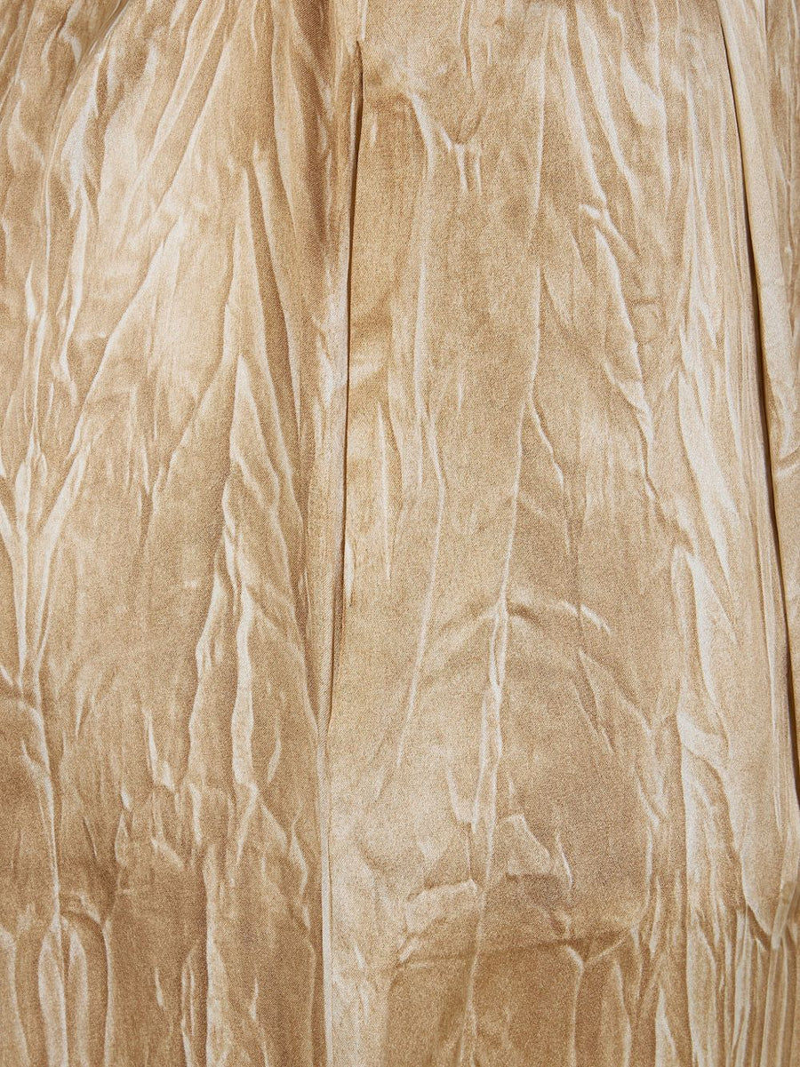Avant Toi Silk flared leg trousers