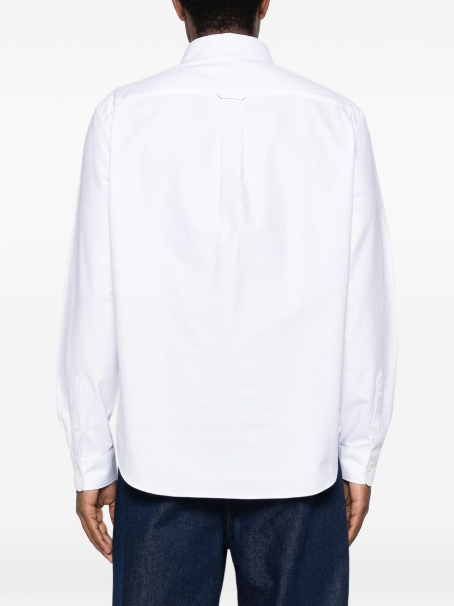 Maison Kitsuné Profile Fox Cotton Shirt for Men Premium One Hundred Percent Cotton Comfort and Effortless Style