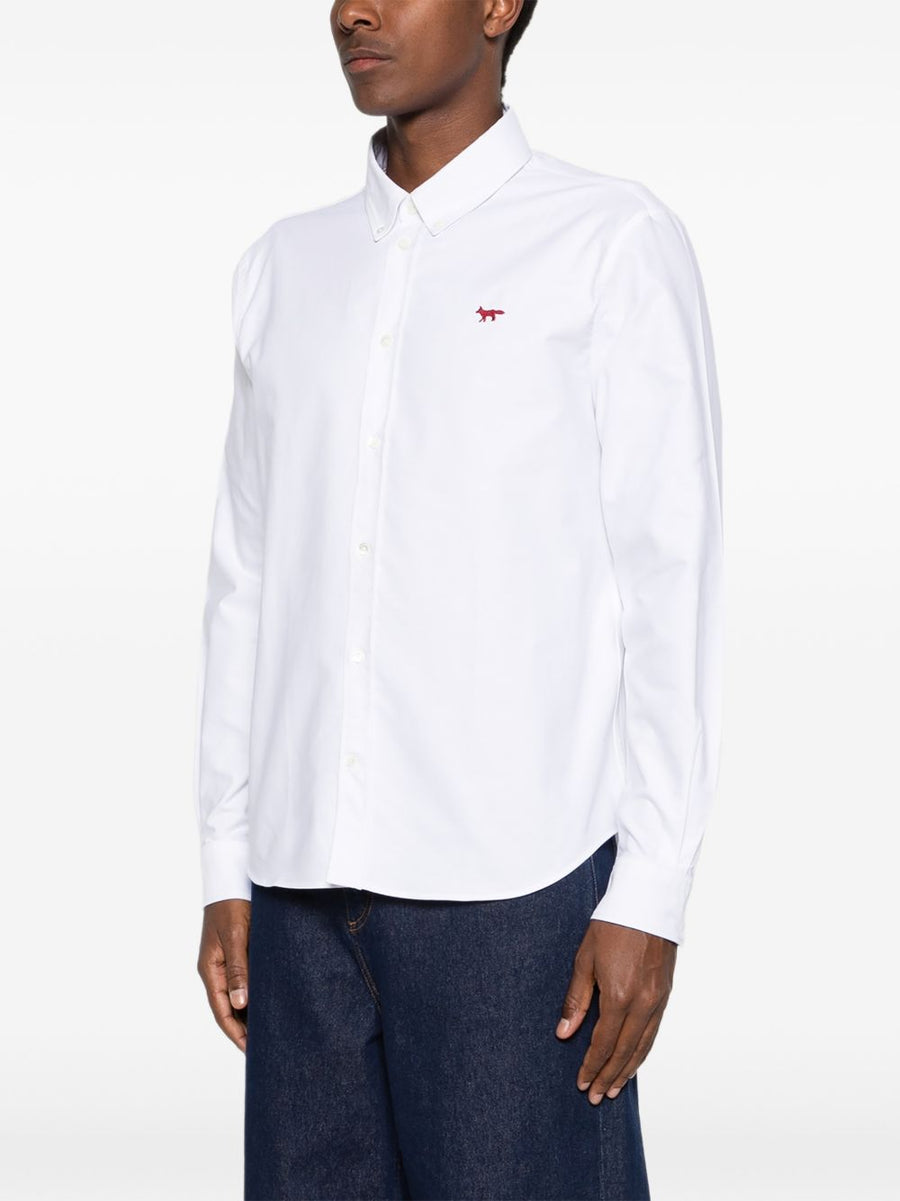 Maison Kitsuné Profile Fox Cotton Shirt for Men Premium One Hundred Percent Cotton Comfort and Effortless Style