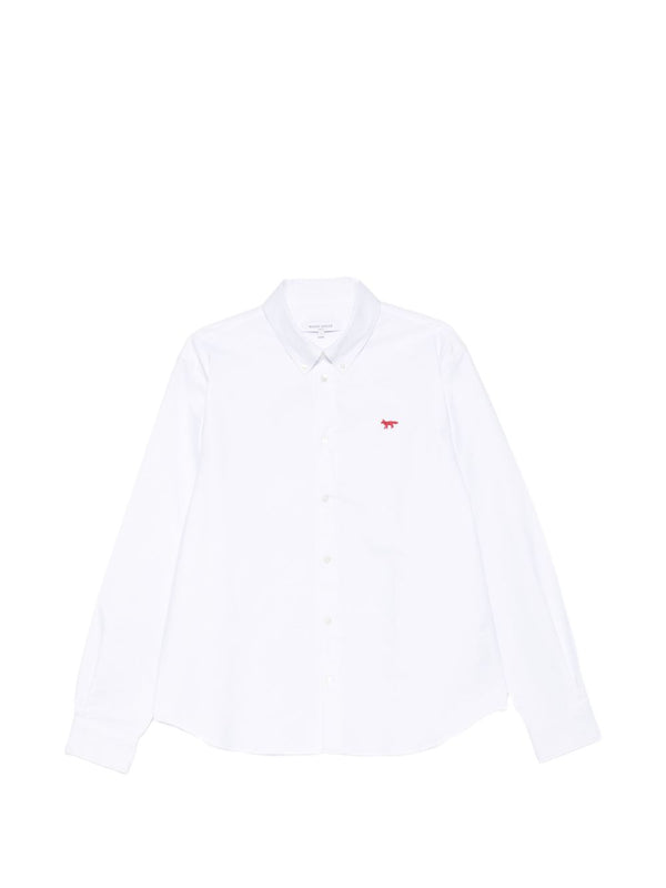 Maison Kitsuné Maison KitsunÃ© Profile Fox cotton shirt