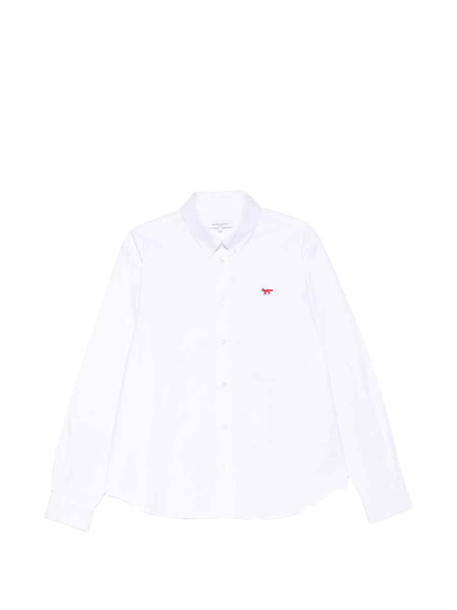 Maison Kitsuné Profile Fox Cotton Shirt for Men Premium One Hundred Percent Cotton Comfort and Effortless Style