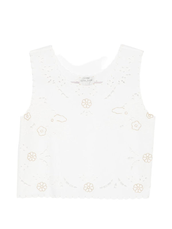 Forte Forte Embroidered cotton top