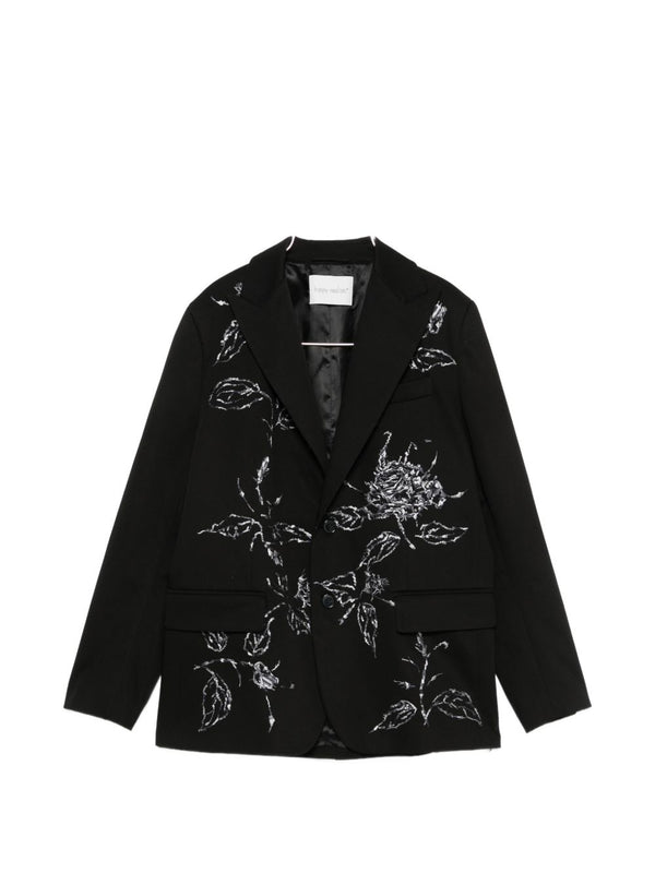 Hippy Realisti Cotton single-breasted blazer jacket