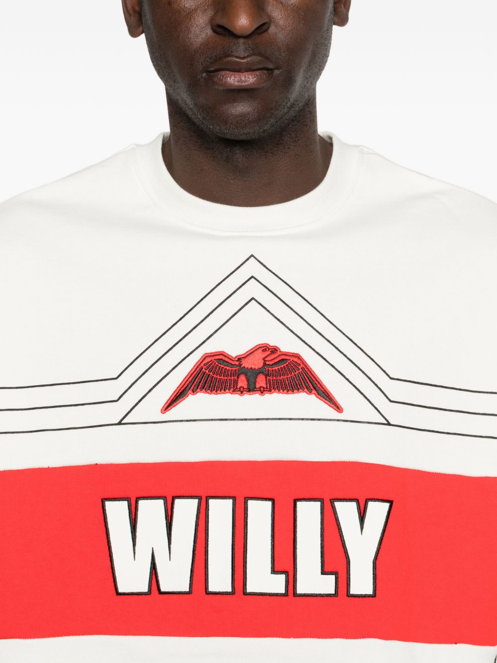 032C Adidas x Willy Chavarria Printed Crewneck Sweater